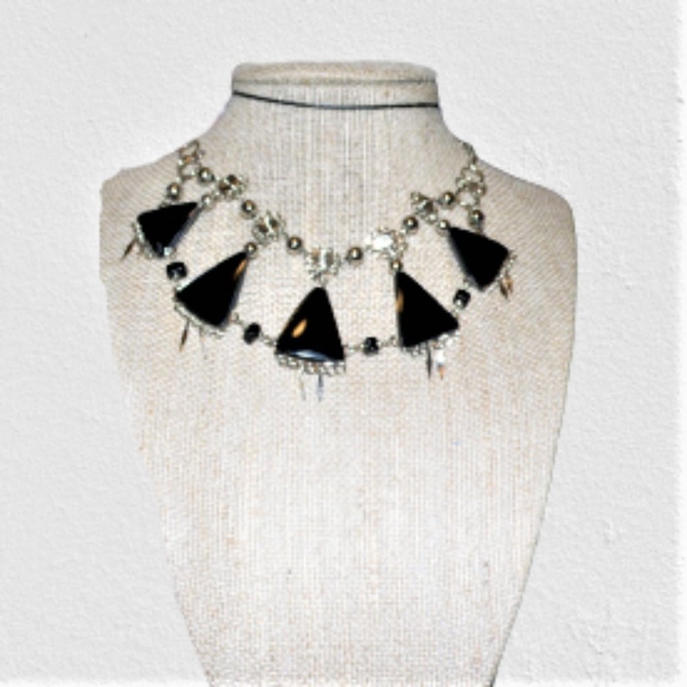 Black Onyx  Stone Necklace